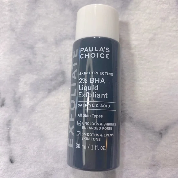 Paula’s Choice Exfoliant Gift Set-2% BHA Liquid Exfoliant&10 Cotton Pads-2pc-NEW - Picture 5 of 8